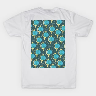 Globe pattern T-Shirt